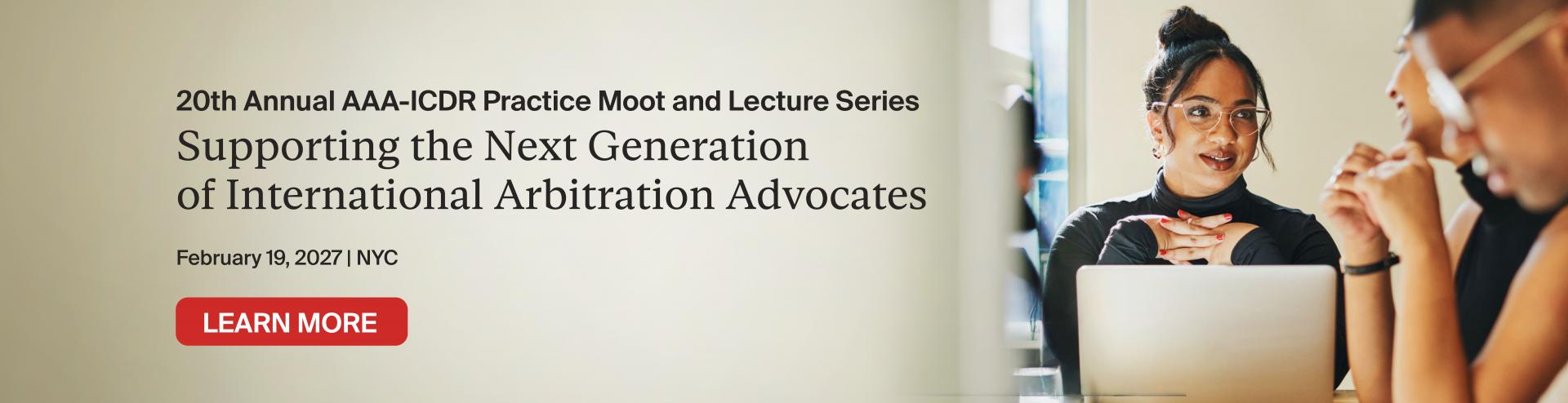 20th Annual AAA-ICDR Practice Moot and Lecture Series